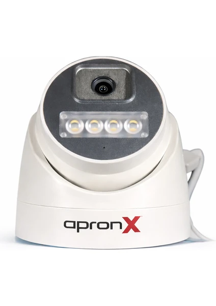 Apronx 2mpx dome ahd colorvu kamera