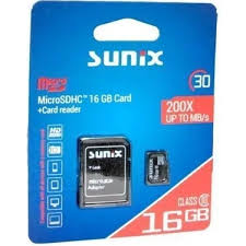 SUNİX MikroSDHC 16 GB Card