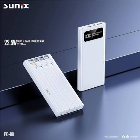 SUNİX 22.5W SUPER FAST POWER BANK